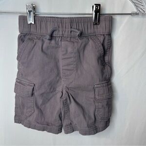 Kids Charcoal Gray Cargo Shorts Young Color Los Angeles Size 4